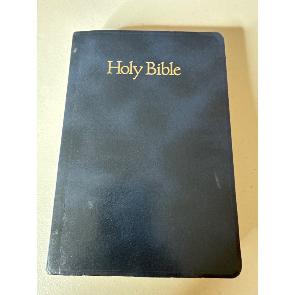 Thomas Nelson NKJV Holy Bible Regency 412B Navy Blue 1982 Words of Christ in Red